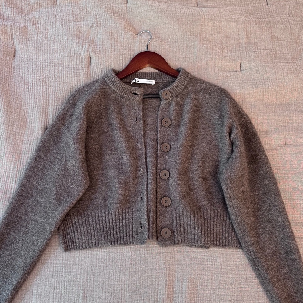 Zara Brown Cardigan
